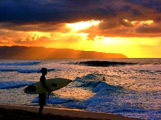 Sunset Beach - Aloha, das heit "Willkommen" und "Auf Wiedersehen"!