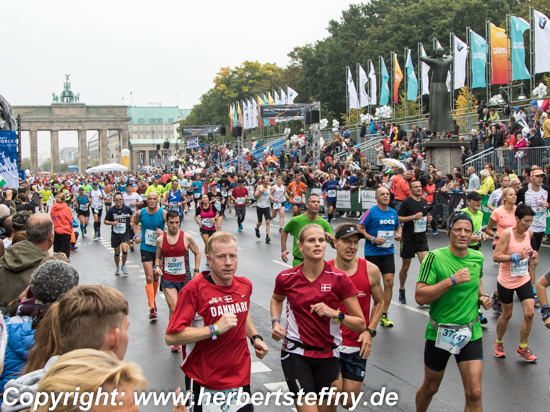 Berlin Marathon 2017 Zieleinlauf Freizeitlufer