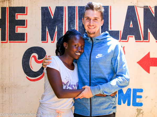 Julien Wanders und Freundin Kolly in Iten Kenia