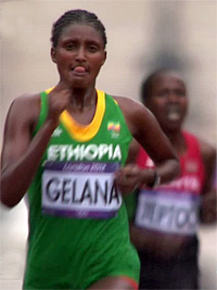 Marathon Olympiasieg fr Tiki Gelana