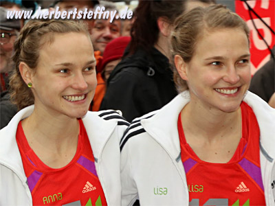 Die Hahner-Zwillinge sorgten im Jahre 2013 fr Marathon-Aufwind