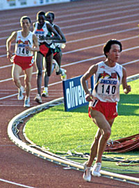 Wang Xunxia - Chinaexpress 10.000m Stuttgart 1993 ber 10.000m - Foto Copyright Herbert Steffny